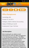 Aero Job Market App capture d'écran 2