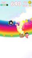 Fluffy Rainbow Rush 스크린샷 1
