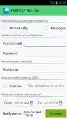 Missed Call & SMS to email APK download