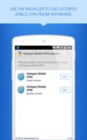 Hotspot Shield VPN Installer Affiche