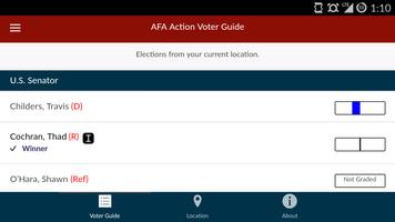 AFA Action Voter Guide screenshot 2