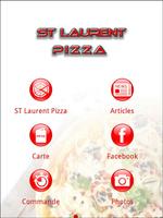 ST Laurent Pizza Poster