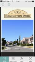 Remington Park Neighborhood Watch poster