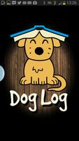 Dog Log الملصق