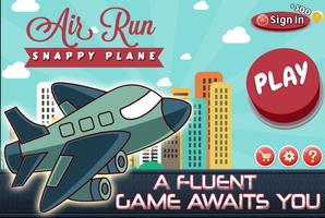 Air Run: Snappy Plane Affiche