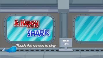 Happy Shark الملصق