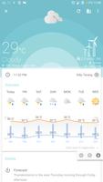 Weather Forecast Widget Clock (Animated Weather) screenshot 2