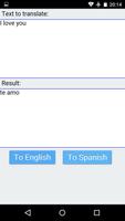 Spanish English Translator screenshot 1