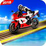 Tricky Bike Stunt Rennen 3d Zeichen