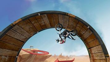 برنامه‌نما Tricky Bike Stunt Race 3d عکس از صفحه
