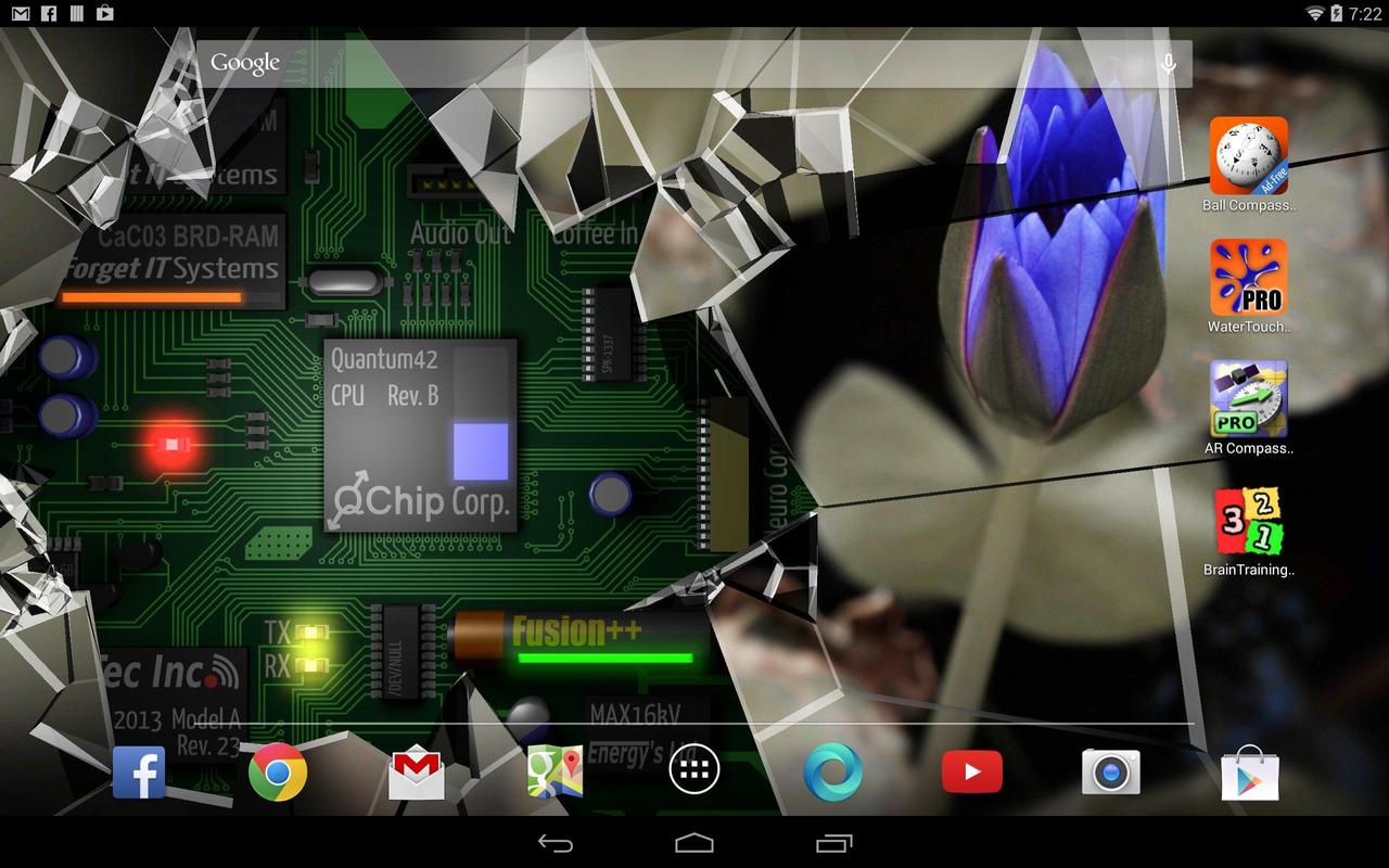 Cracked Screen Gyro 3D Parallax Wallpaper HD for Android ...