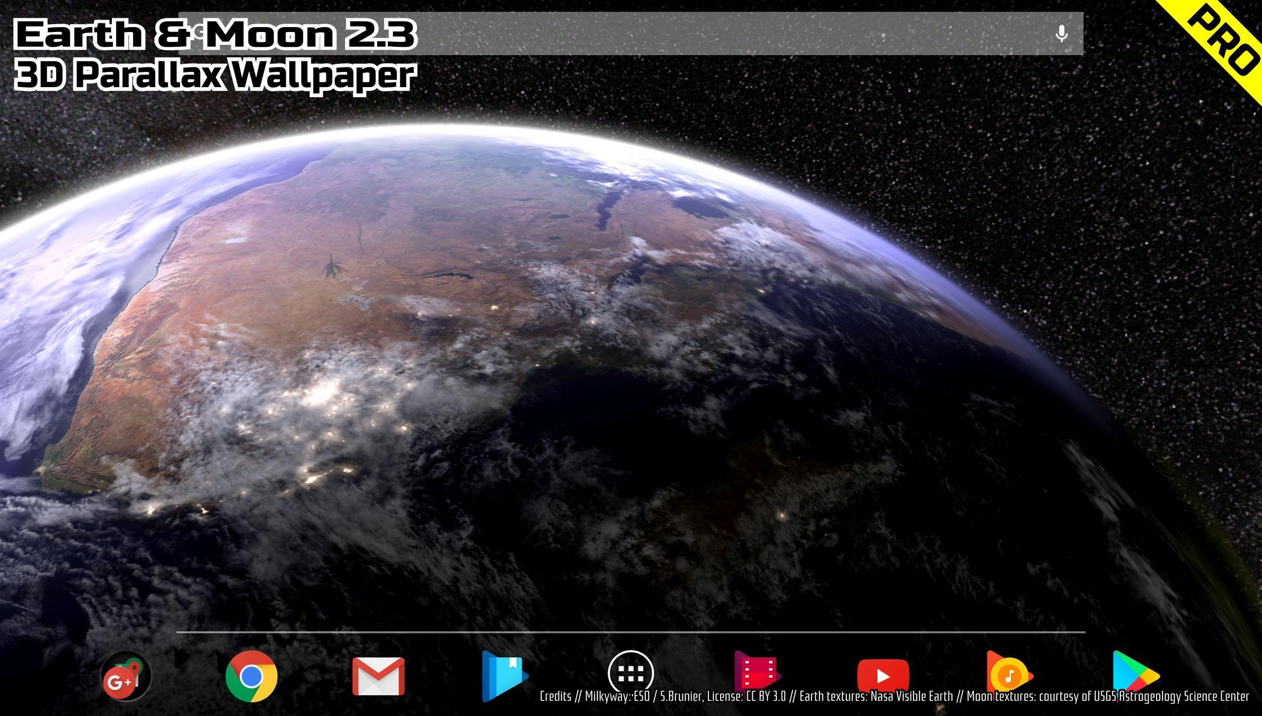 Earth Moon In Hd Gyro 3d Pro Parallax Wallpaper For Android Apk Download - outer space on the moon to nasa roblox