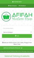 Afifah Moslem Shop Plakat