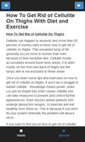 برنامه‌نما get rid of cellulite on thighs عکس از صفحه