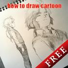 how to draw cartoon أيقونة