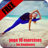 yoga 10 exercises for beginner ไอคอน