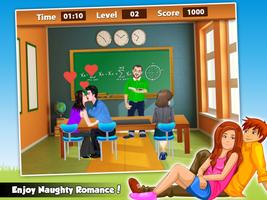 教室のキス - 高校ガールフレンドロマンス スクリーンショット 3
