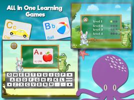 Apprentissage de clavier ABC Affiche