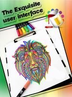 Animal Mandala Coloring Book poster
