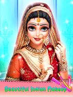 Indian Bride Fashion Doll Makeover Cartaz