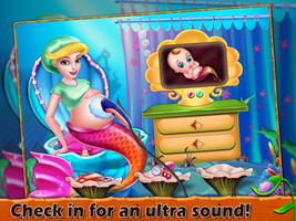 Mermaid Grossesse Check Up Affiche