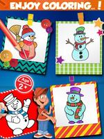 Christmas Snowman Color Book capture d'écran 2