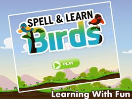 My First Word Birds Learning poster