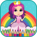 Princess Coloring Book Fun 👑 icon