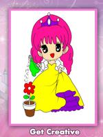Princess Coloring Book Fun 👑 ảnh chụp màn hình 2