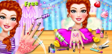Princess Nail Art Salon - Nail Art Games For Girls