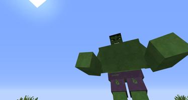 Amazing Green Hero Mod MCPE plakat