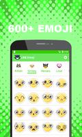 Emoji for LINE - Cute Puppy, Cat, Animal Emoji capture d'écran 1