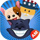 Emoji for Samsung - Cute Puppy, Cat, Animal Emoji biểu tượng