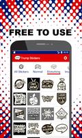 برنامه‌نما Trump Stickers - The 2017 Presidential Collection عکس از صفحه