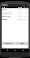 Zeiterfassung mobile اسکرین شاٹ 3