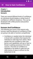 How to Gain Confidence Plakat