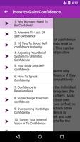 How to Gain Confidence ภาพหน้าจอ 1