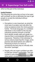 How to Gain Confidence Screenshot 3
