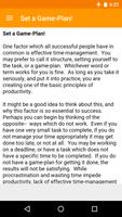 Increase Productivity Tips poster