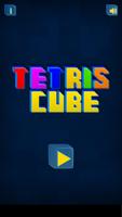 Classic Cube Tetris Affiche