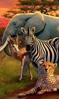 african animal wallpapers โปสเตอร์