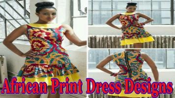 African Print Dress Designs ポスター