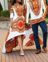 Poster Idee di moda africane delle coppie