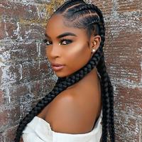 New African Hairstyles Black female Trendy پوسٹر