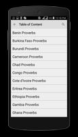 African Proverbs capture d'écran 3