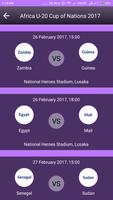 Schedule of Africa U20 2017 Ekran Görüntüsü 3