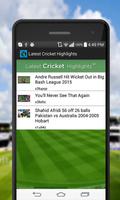 Cricket Highlights HD capture d'écran 3