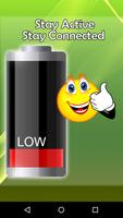 Poster Talking Battery Level Free