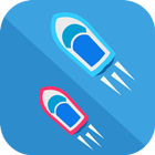 two boats: tap titan fun game! आइकन