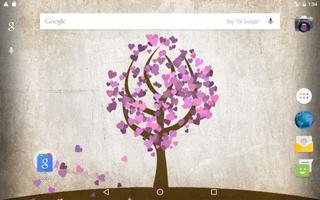 Tree of Love - Valentine's Day Live wallpaper स्क्रीनशॉट 2